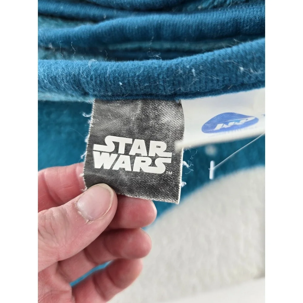 The Mandalorian Yoda Plush Fleece Throw Blanket Size 60